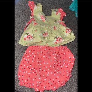 Ricrac & ruffles pinafore